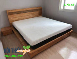 Giường ngủ kiểu Nhật GN138 hiện đại