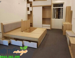 combo nội thất phòng ngủ vô cùng đầy đủ