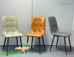 Ghế Caro có 3 màu cam, ghi , kem vừa đẹp và sang