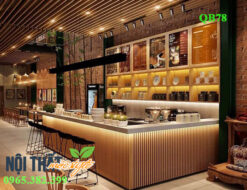 Quầy bar QB78 đẹp chuẩn Châu Âu