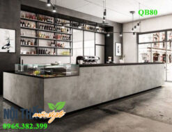 Quầy bar QB80-quầy bar cafe đầy cá tính, đậm chất đường phố