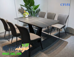 Bàn ăn thông minh kéo dài kết hợp với ghế Royal