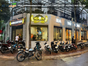 Mặt tiền đắt giá của quán