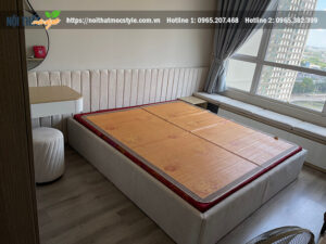 Giường ngủ hiện đại bọc nệm toàn bộ giường