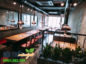 Không gian nhà hàng hiện đại