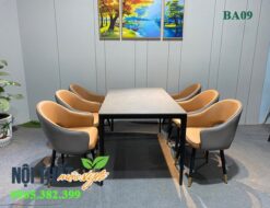 Bộ bàn ăn nhập khẩu hiện đại BA09 cách điệu