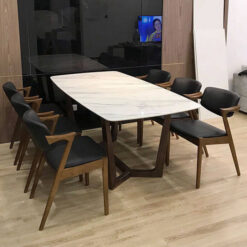 Bộ bàn ăn mặt đá kai