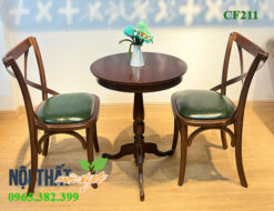 Bàn ghế cafe CF211 mang phong cách tân cổ điển