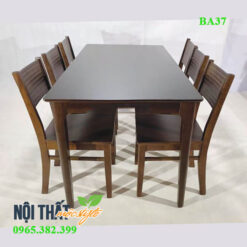 Bộ bàn ăn chery tông màu nâu ngọt ngào