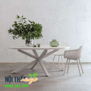 bộ bàn tròn tông màu sắc