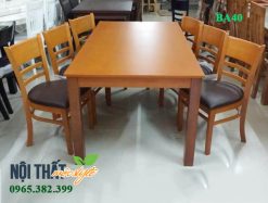 Bộ bàn ăn cabin 6 ghế