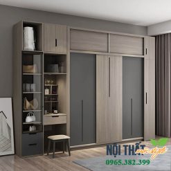 Hể tủ quần áo bao gồm bàn trang điểm