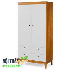 Hệ tủ quần áo hiện đại cảnh mở