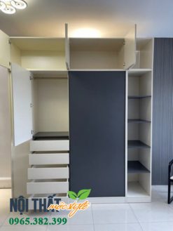 Hình ảnh bên trong hệ tủ gỗ công nghiệp TG50