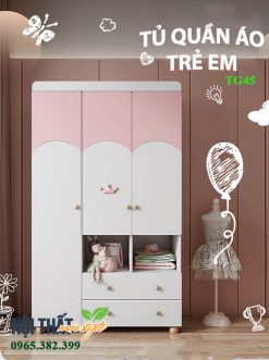 Mẫu tủ quấn áo trẻ em TG45