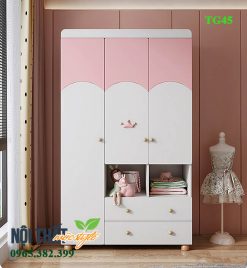 Mẫu tủ quần áo trẻ em TG45