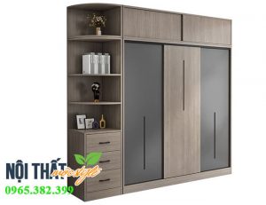 ảnh đại diện tủ quần áo 3 buồng hiện đại