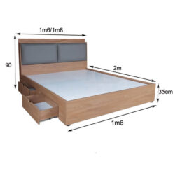 Kích thước giường ngủ Gn129