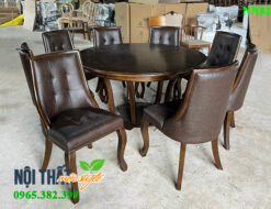 Bàn ghế ăn 8 người cao cấp