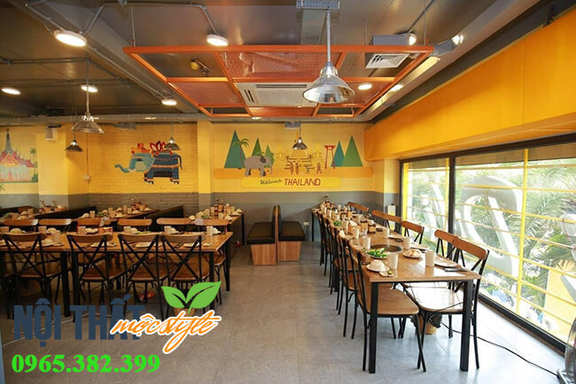 Gọn gàng, chắc chắn, khỏe khoắn với bộ bàn ghế chân sắt mặt gỗ CF41 Gọn gàng, chắc chắn, khỏe khoắn với bộ bàn ghế chân sắt mặt gỗ CF41