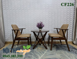 Bàn ghế cafe CF226 đẹp tinh tế đảm bảo mọi công năng sử dụng