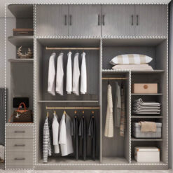 Bố trí ngăn hộc linh hoạt, thông minh tối ưu hoá mọi công năng sử dụng