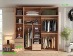 Tủ quần áo cửa lùa TG77-Hiện đại và cao cấp