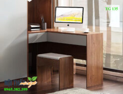 Tủ quần áo Tg135 kết hợp với bàn làm việc