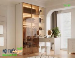 Tủ quần áo cửa kính đẹp nhất 2024