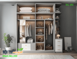 Không gian của tủ quần áo TG151