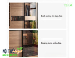 Thông tin chi tiết của tủ quần áo cánh kính