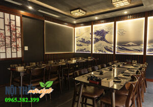 bàn ghế nhà hàng kiểu Nhật đẹp