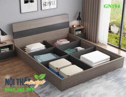 chia ngăn giường ngủ hiện đại