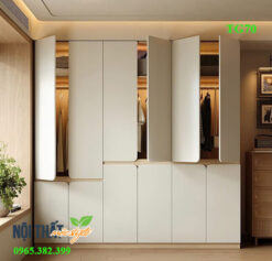 thiết kế tủ quần áo hiện đại TG70