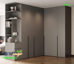 tủ quần áo gỗ công nghiệp che phòng