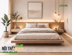 Giường bay kiểu Nhật bằng gỗ công nghiệp Gn198