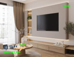 Kệ tivi Ke02 kết hợp tủ treo tường tinh tế