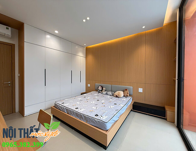 Thi công nội thất phòng ngủ đẹp giá tại xưởng Mộc Style