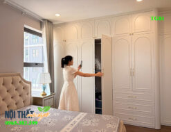 Ảnh chụp thực tế phòng ngủ tân cổ điển TG81