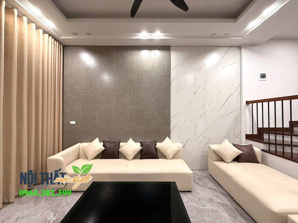 Thi công nội thất sofa phòng khách đẹp Thi công nội thất sofa phòng khách đẹp