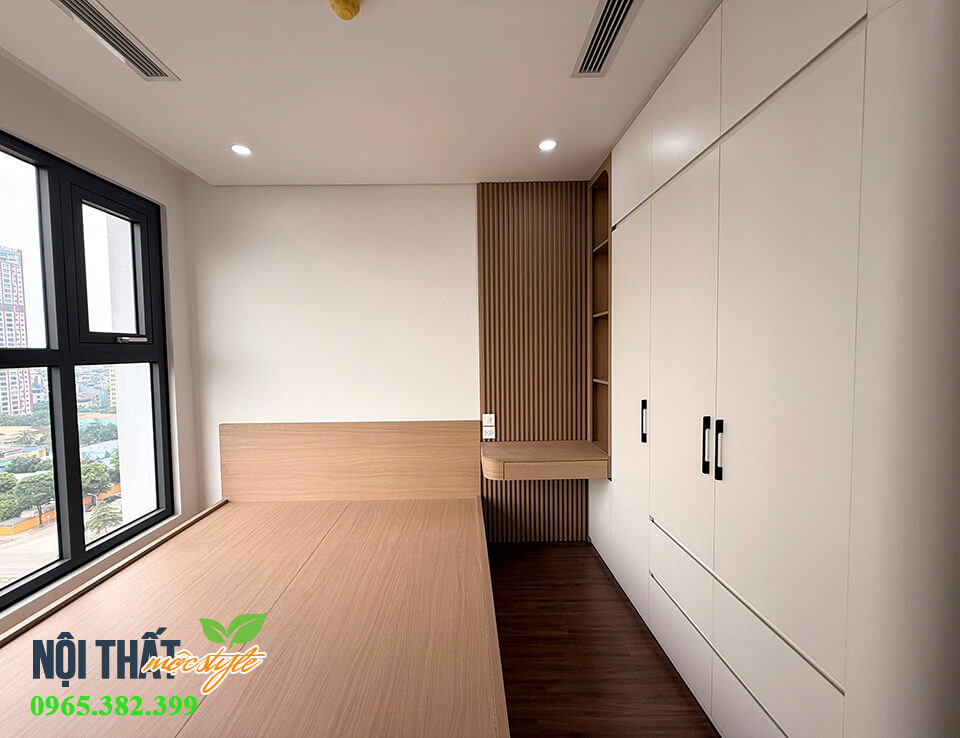 Thi công nội thất phòng ngủ 10m2 đẹp Thi công nội thất phòng ngủ 10m2 đẹp