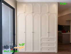tủ quần áo tân cổ điển TG86 mới nhất