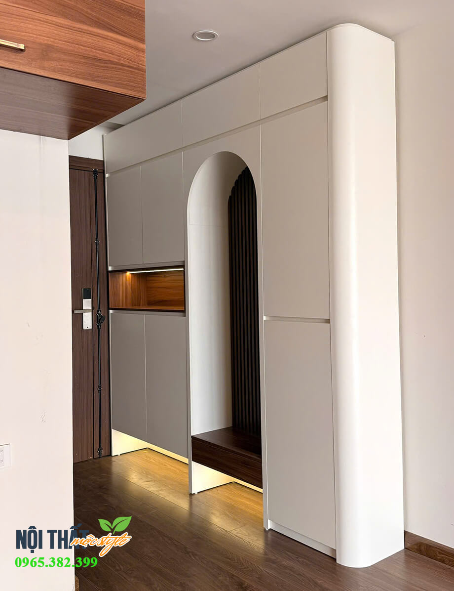 Thi công tủ giày hiện đại giá xuất xưởng Thi công tủ giày hiện đại giá xuất xưởng